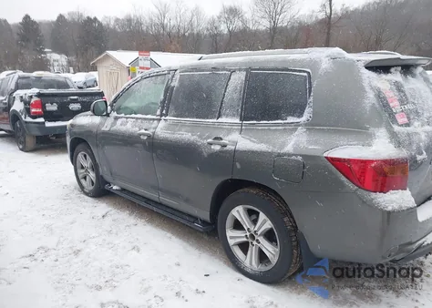 2008 Toyota Highlander Sport from USA, damaged, VIN JTEES43A082089723